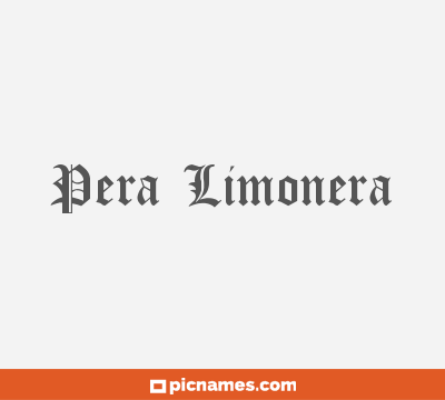 Pera Limonera